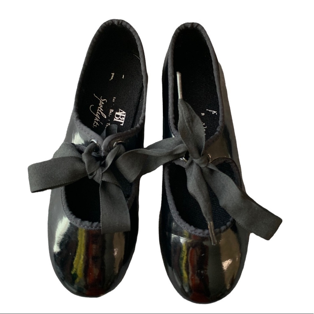 ABT American Ballet Theater Spotlights Black Tap shoes Size 10 1/2
